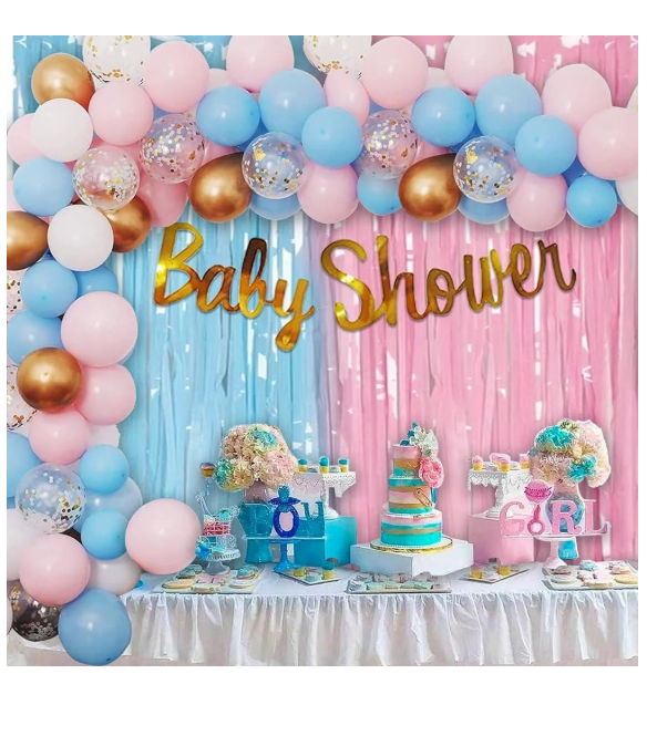 Beautiful baby shower celebration setup